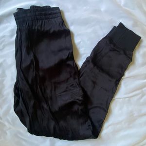 Good American silk drawstring pants